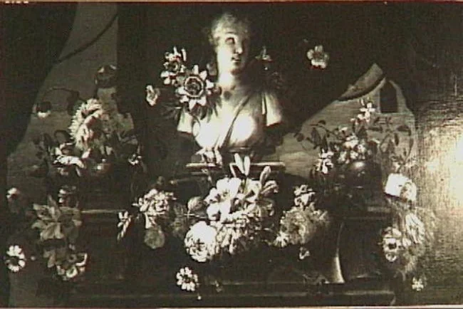 A Bust of Flora (?) with a Garland, detail