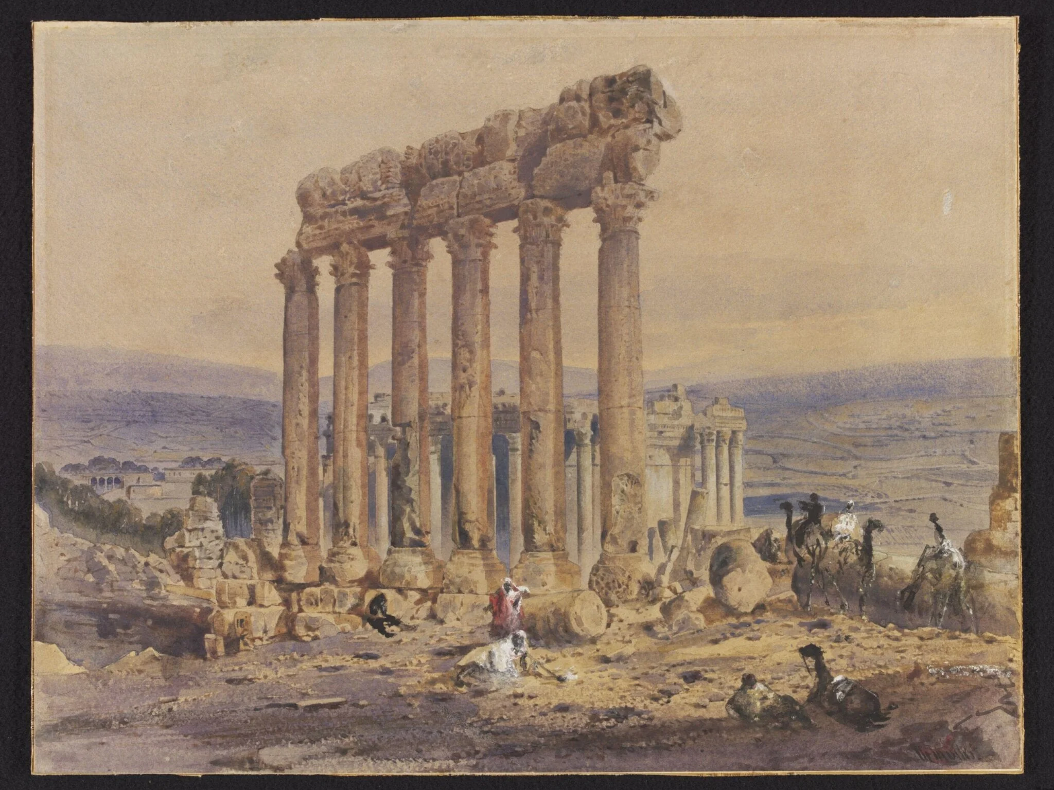 The Temple of Jupiter, Baalbek, detail