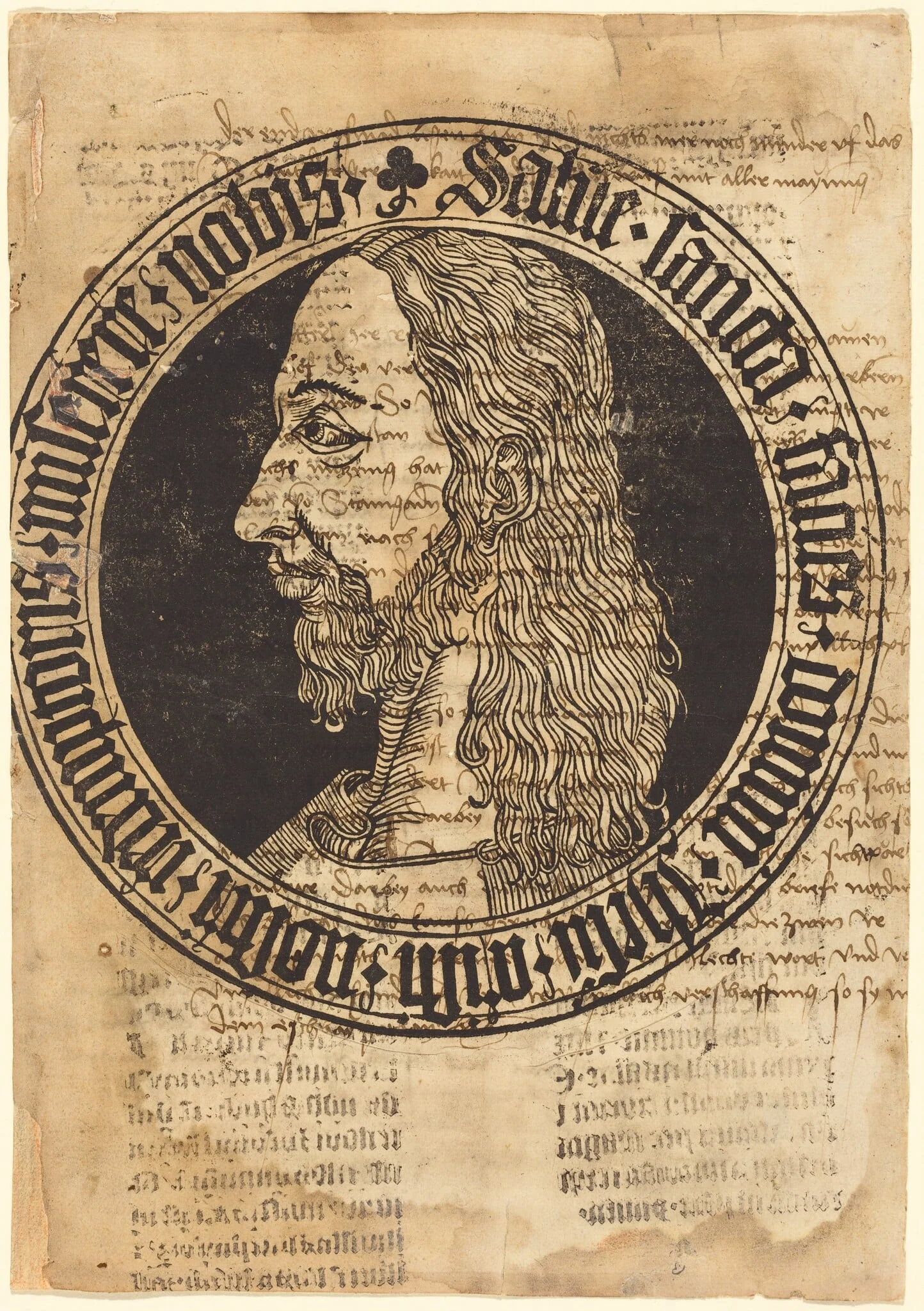 The Head of Christ, detail