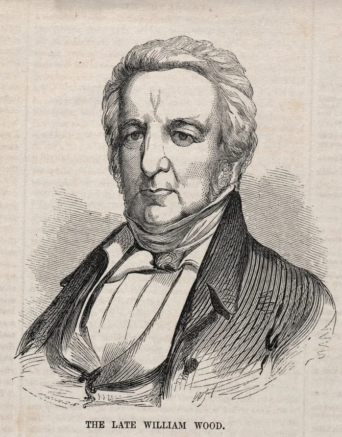 The Late William Wood, detail