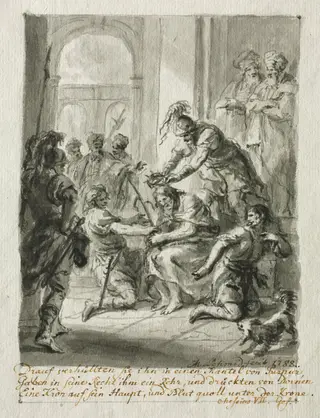 Christ Crowned with Thorns, by Martin Johann Schmidt, 1788