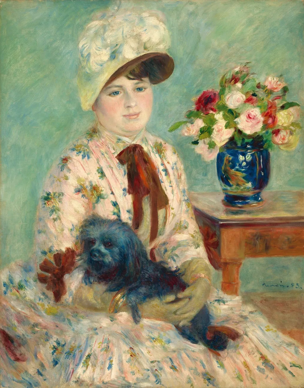 Mlle Charlotte Berthier, by Pierre-Auguste Renoir, oil, 1883