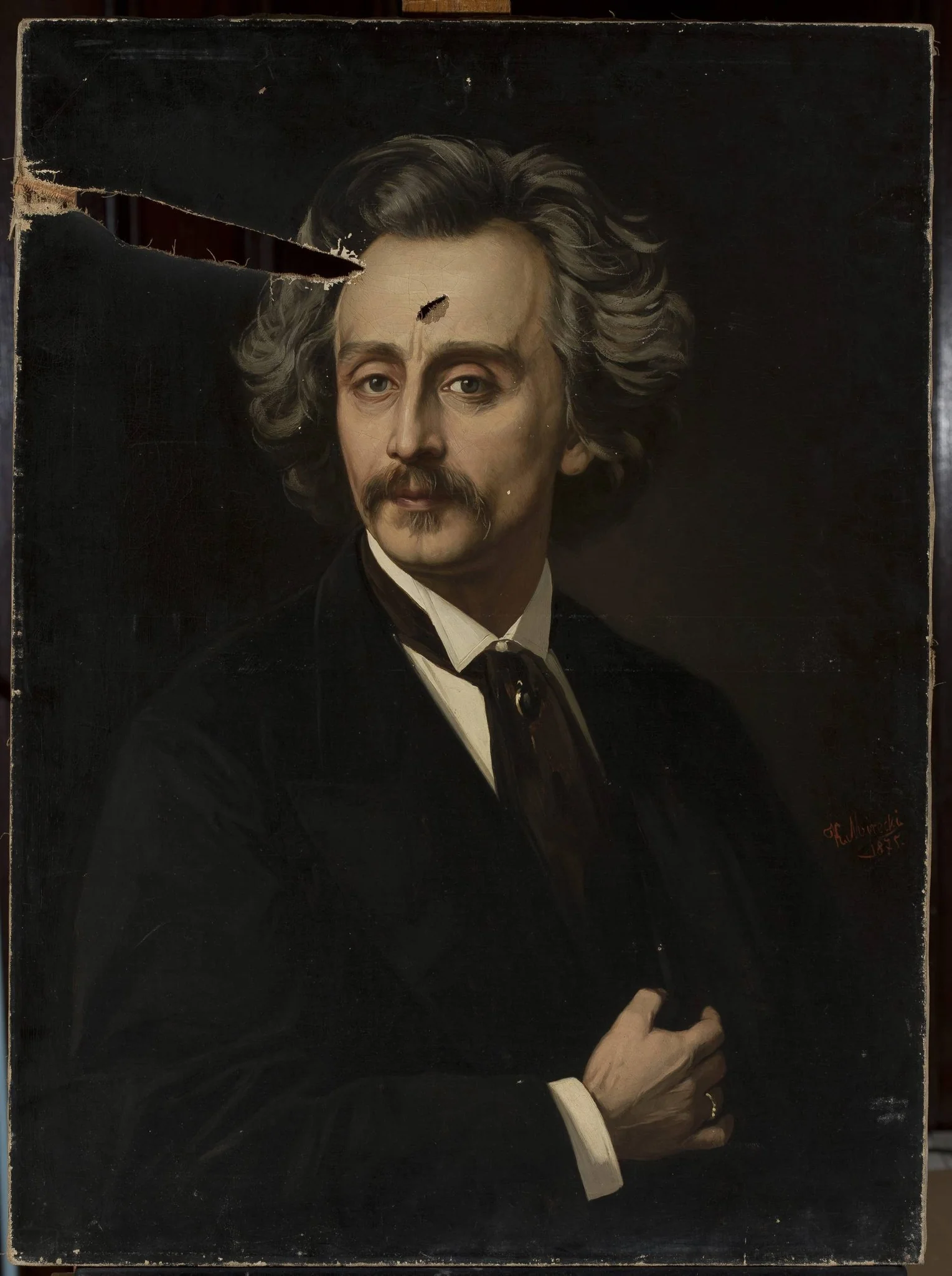 Self-portrait, detail