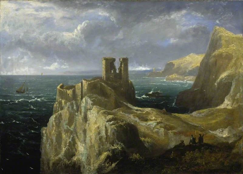 Fast Castle from above, detail