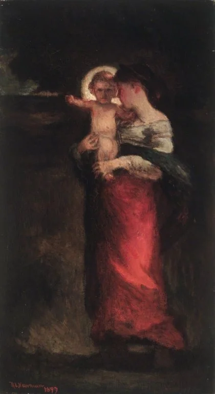 Madonna and Child, detail