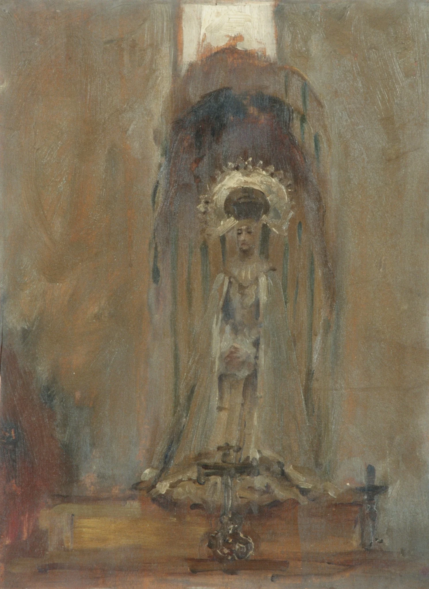 A Spanish Madonna, detail