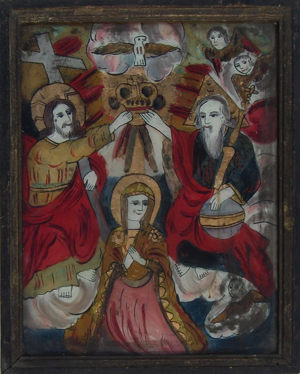 Încoronarea Fecioarei, detail