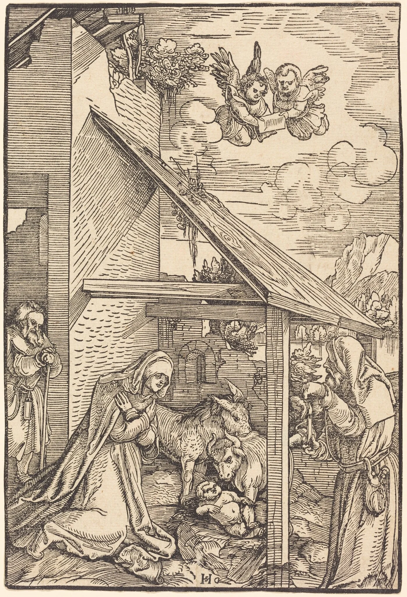 The Nativity, detail
