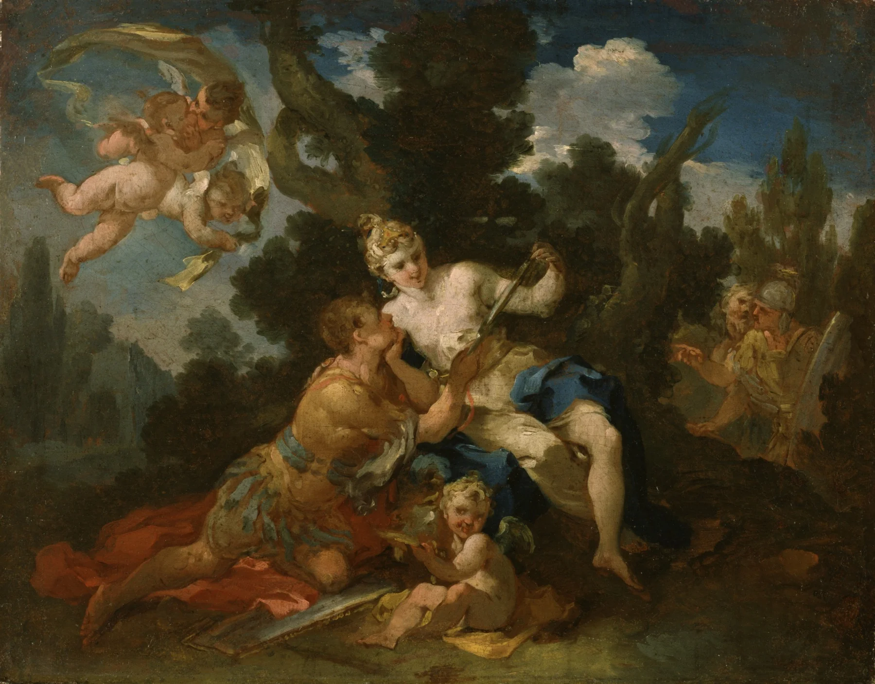 Rinaldo and Armida, detail