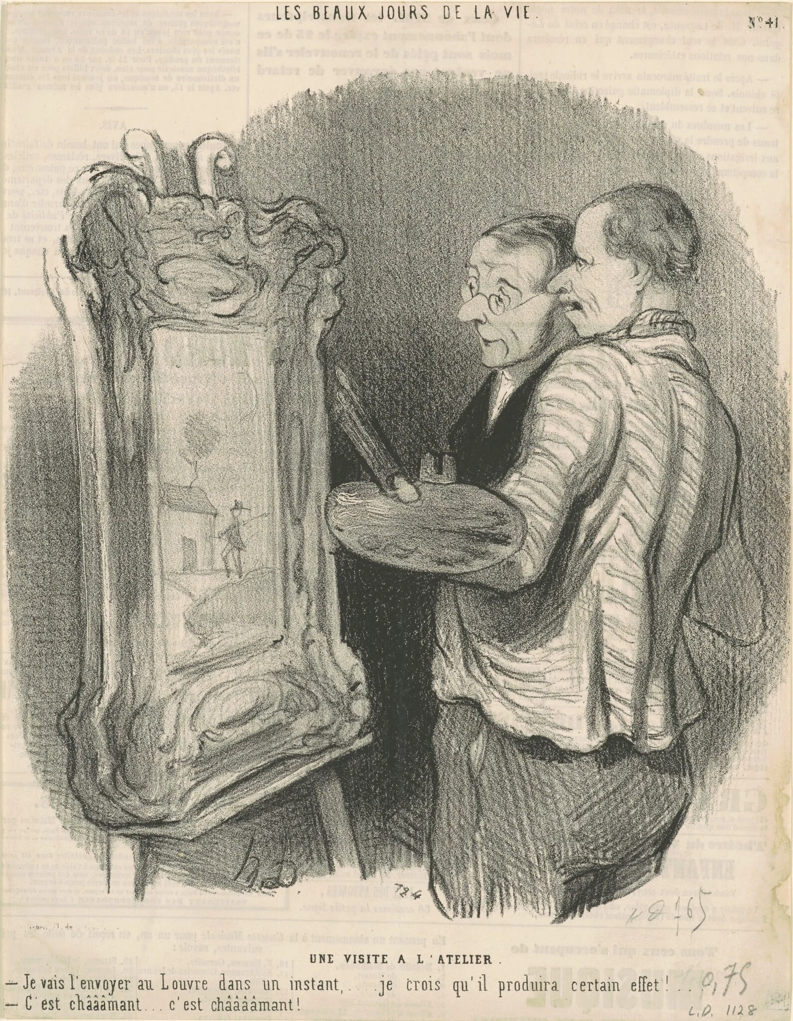 Une visite a l'atelier, detail