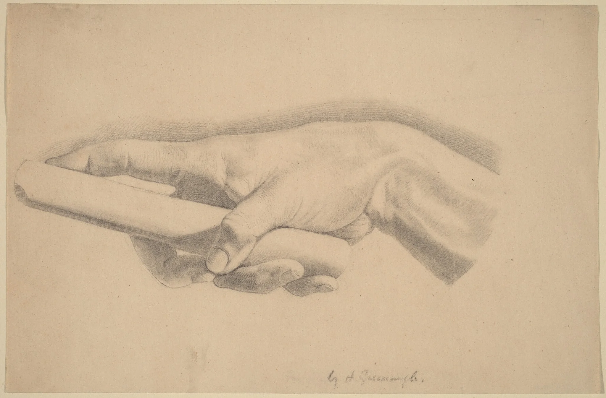 Study of a Hand, detail