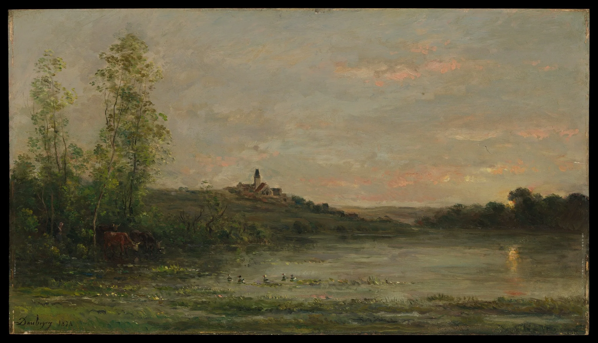 The Seine: Morning, detail