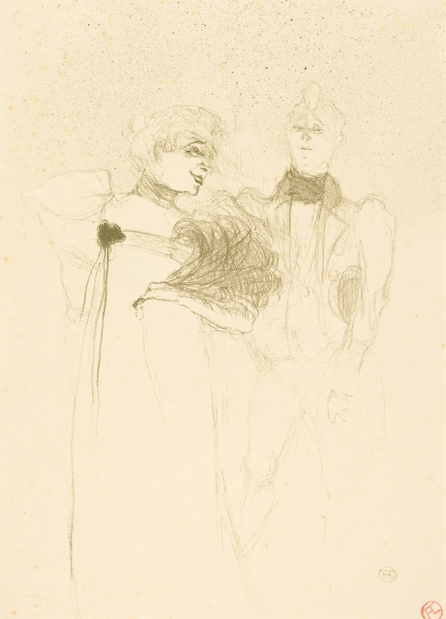 Mlle. Lender in "Madame Satan" (Mlle. Lender dans "Madame Satan"), detail