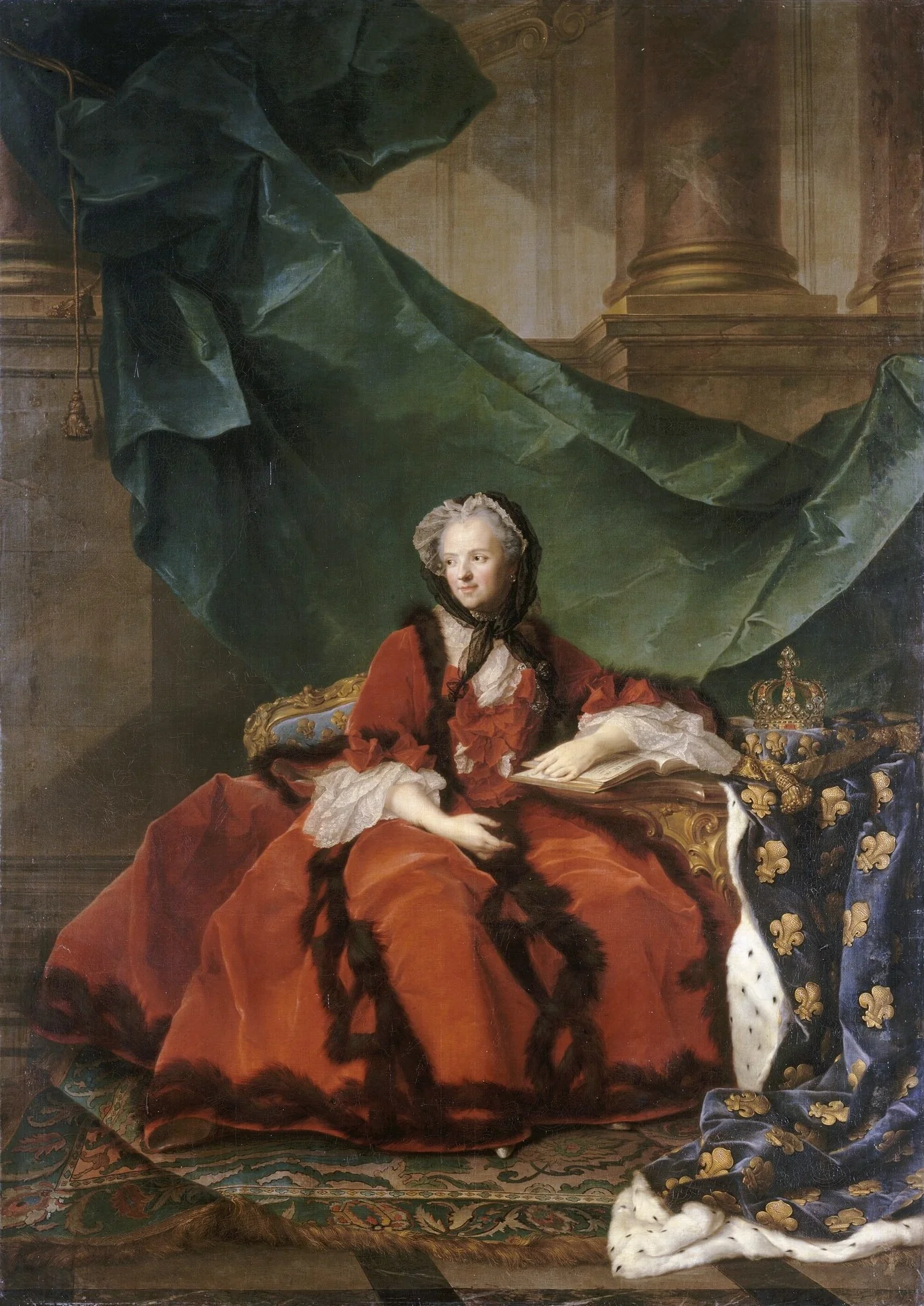 Marie Leszczyńska, Queen of France (1703–1768), detail