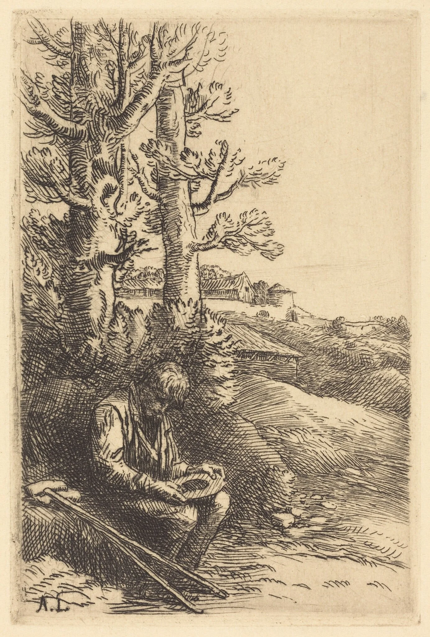 Little Beggar (Le petit mendiant), detail