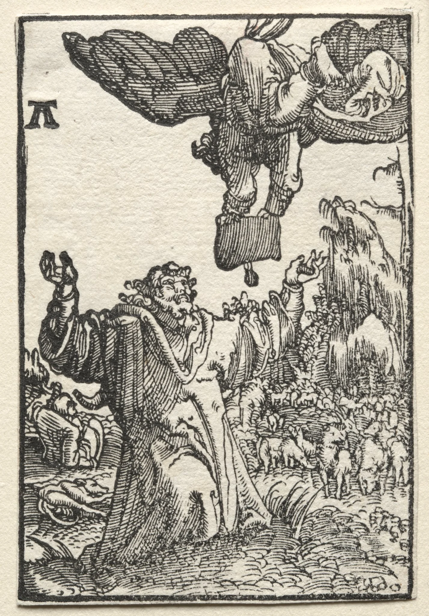 The Fall and Redemption of Man: The Message of the Angel to Joachim, detail