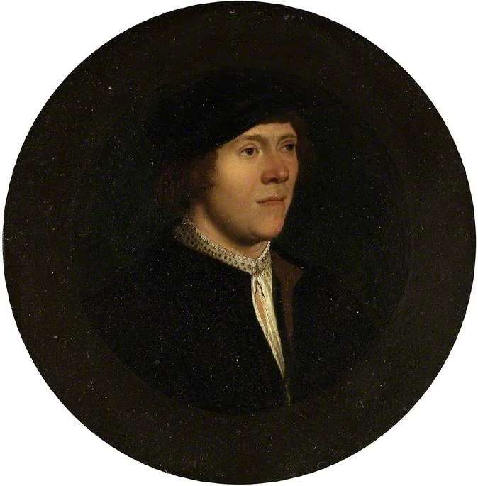 Portrait of an Unknown Man in the Service of Henry VIII, detail