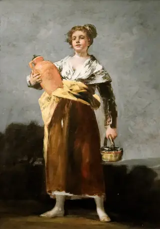 The Water Bearer, by Francisco de Goya, oil, 1808