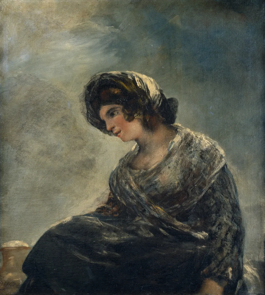 The Milkmaid of Bordeaux, by Francisco de Goya, oil, 1827