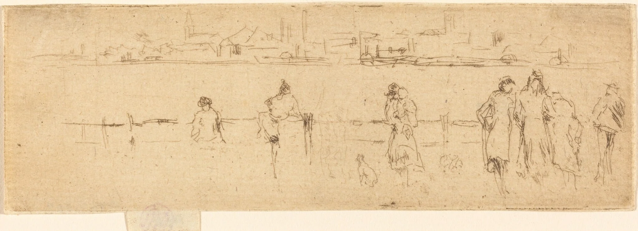 A Sketch of the Embankment, detail