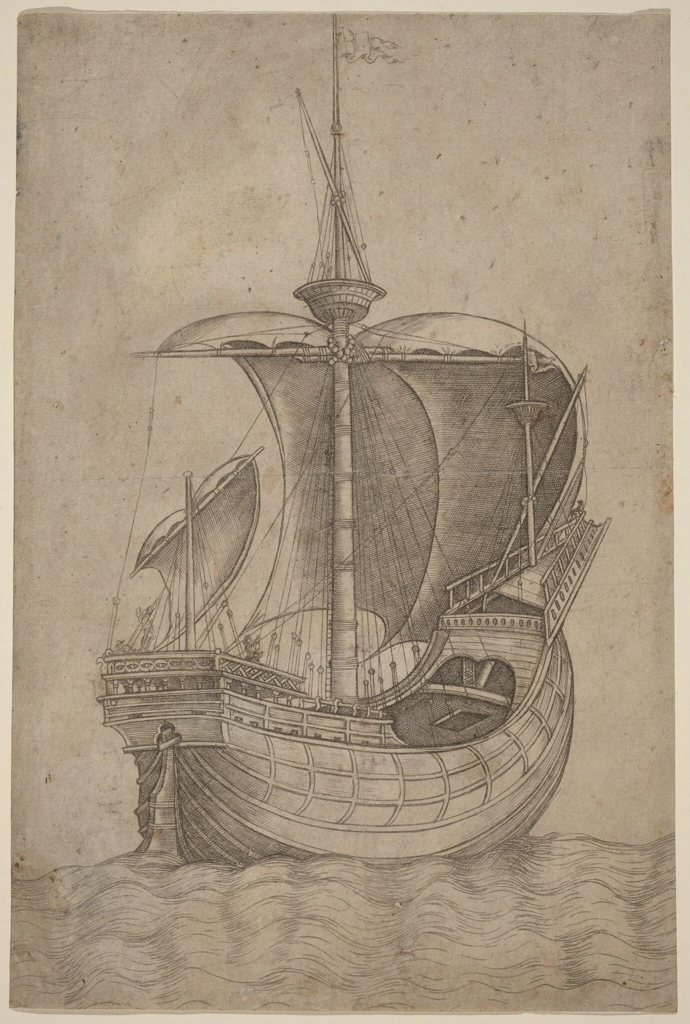 Carrack, Heading to the Right, detail
