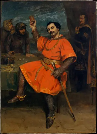 Louis Gueymard (1822–1880) as Robert le Diable, by Gustave Courbet, oil, 1857