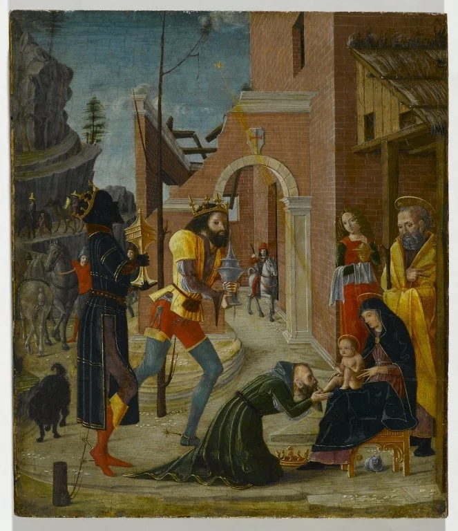 The Adoration of the Magi, detail