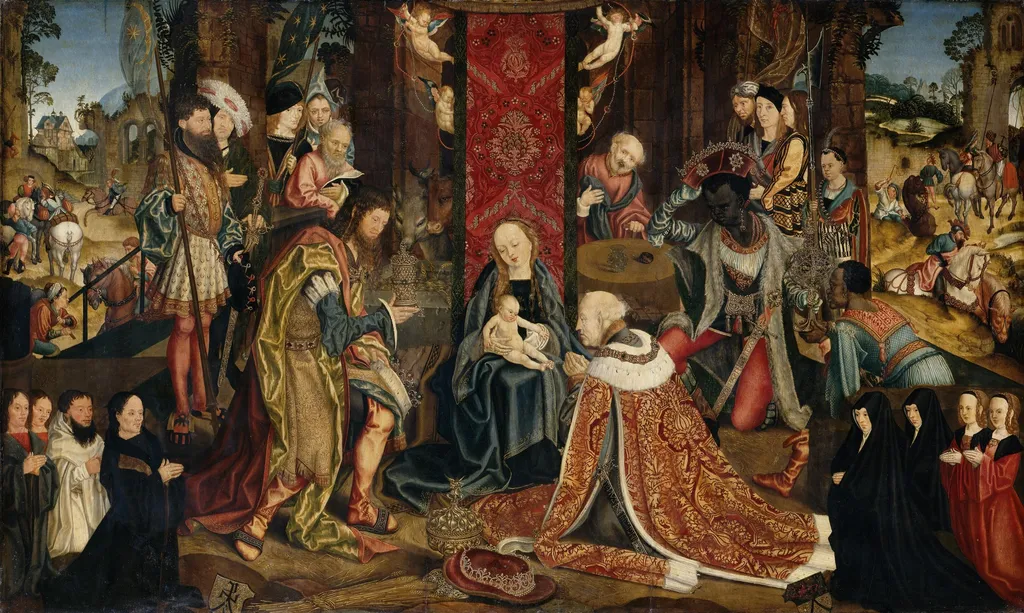 The Adoration of the Kings, by Master of the Aachen Altar, unspecified, 1505