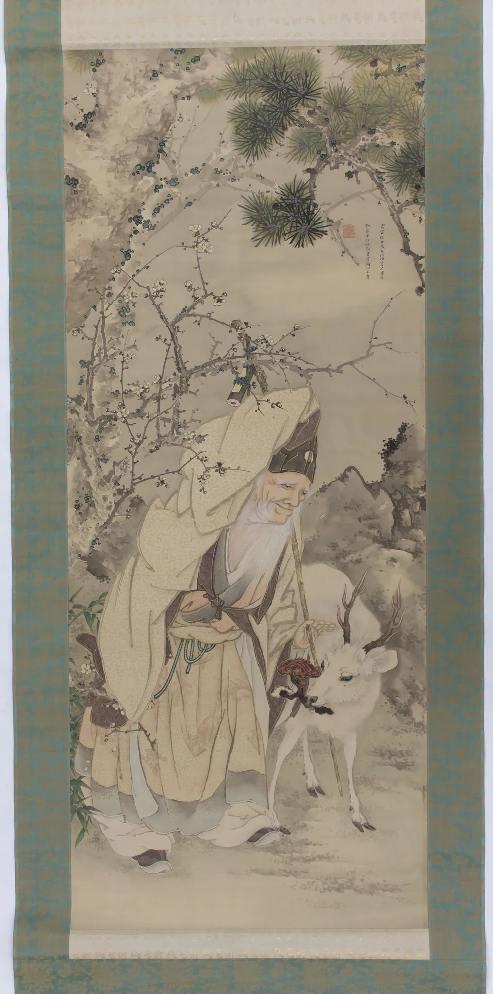 Jurōjin, detail