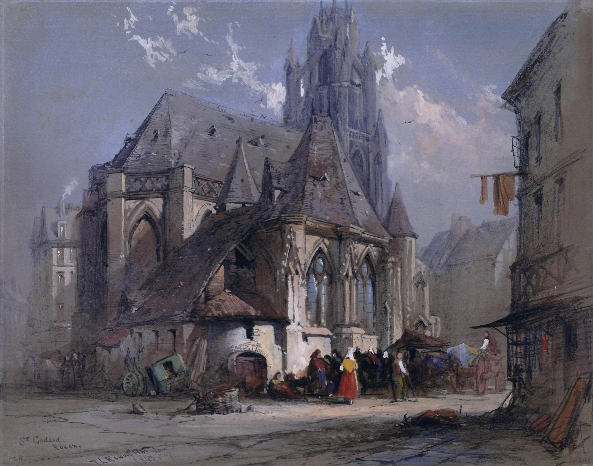 St. Godard, Rouen, detail