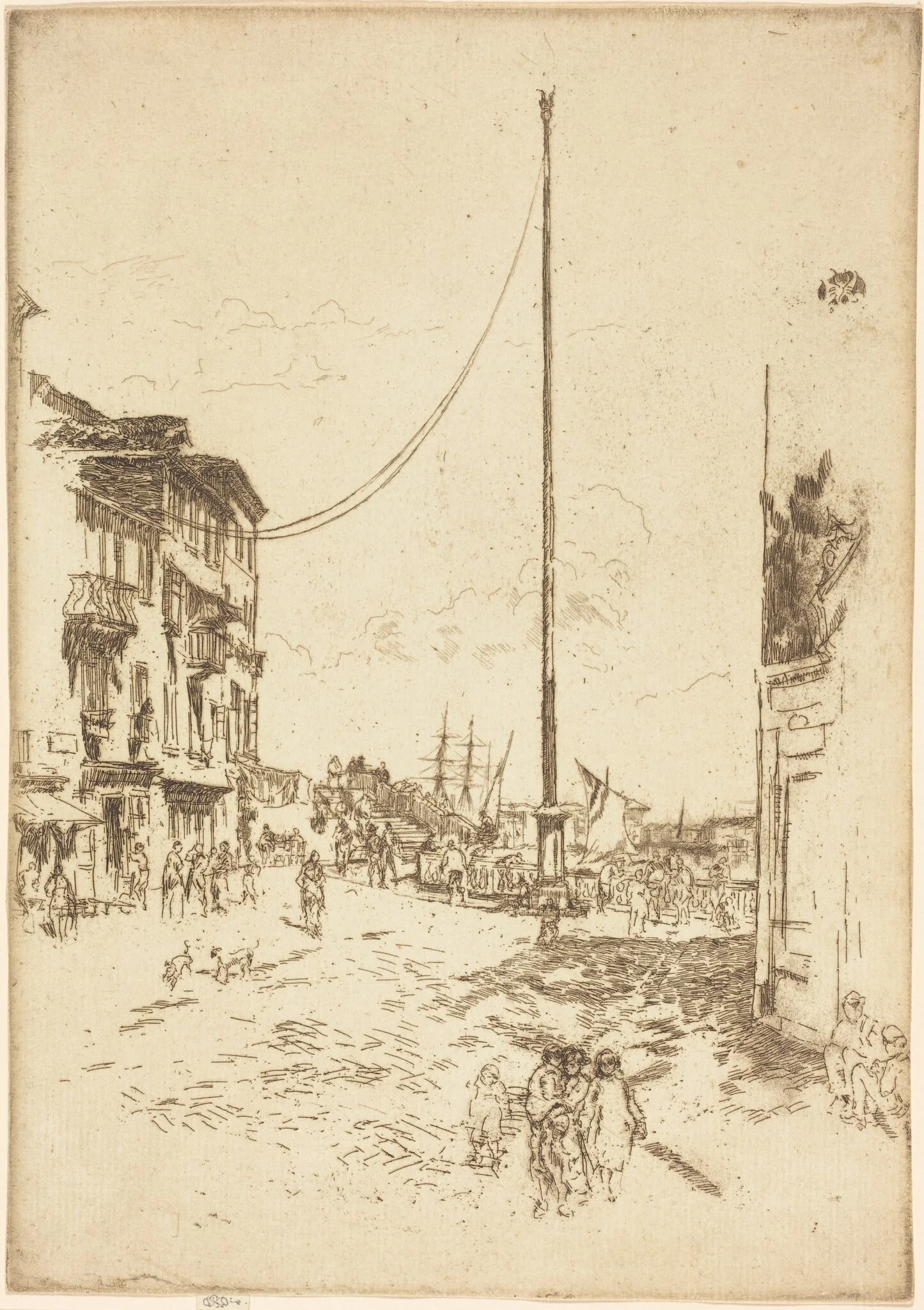 The Little Mast, detail