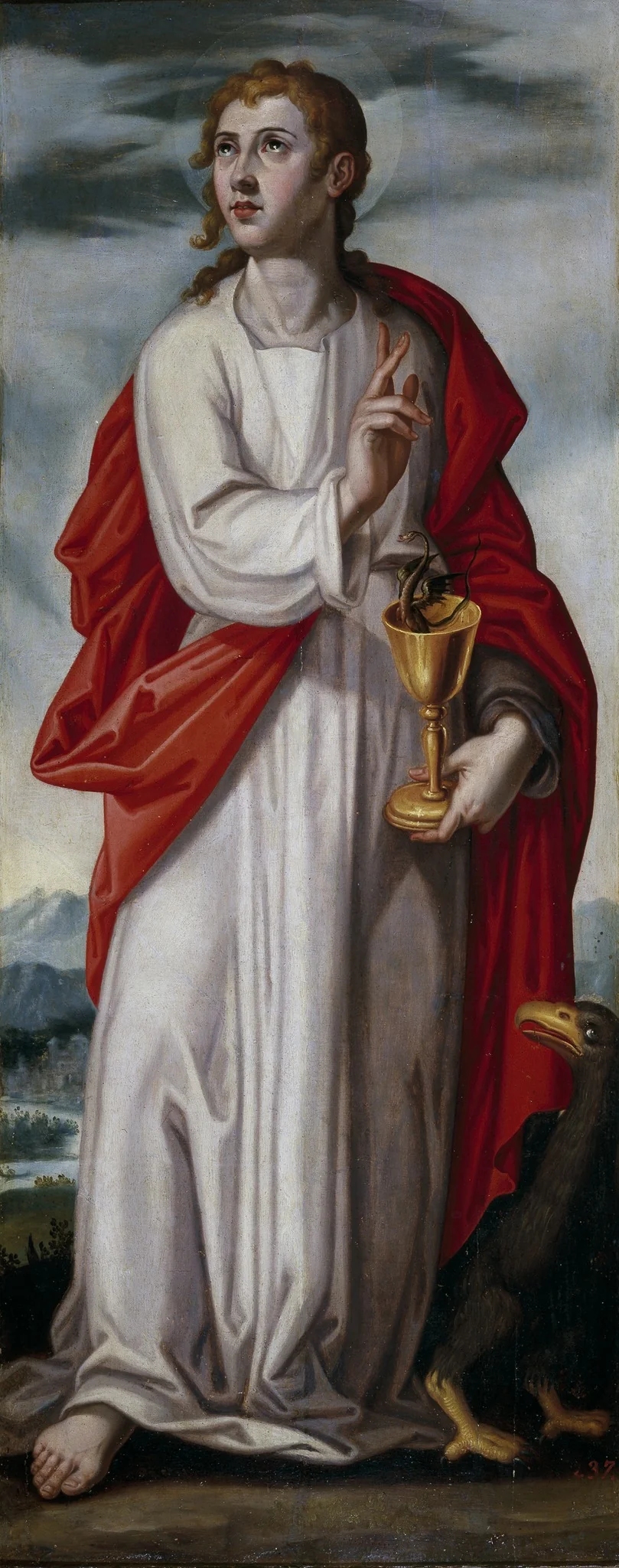 San Juan Evangelista, detail