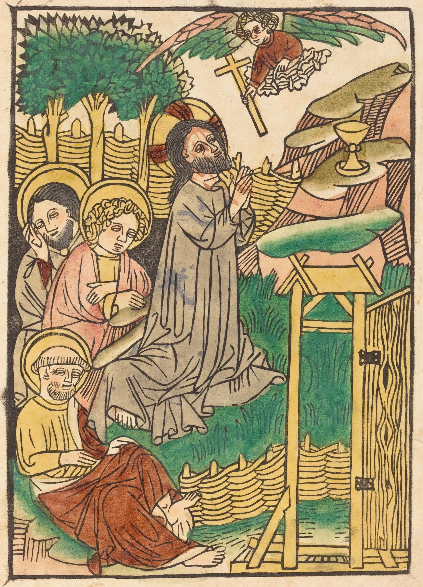 Christ on the Mount of Olives, detail