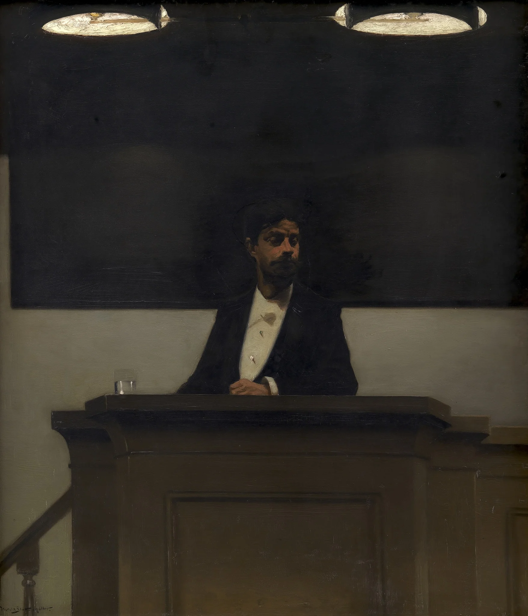 Georg Brandes at the University of Copenhagen, detail