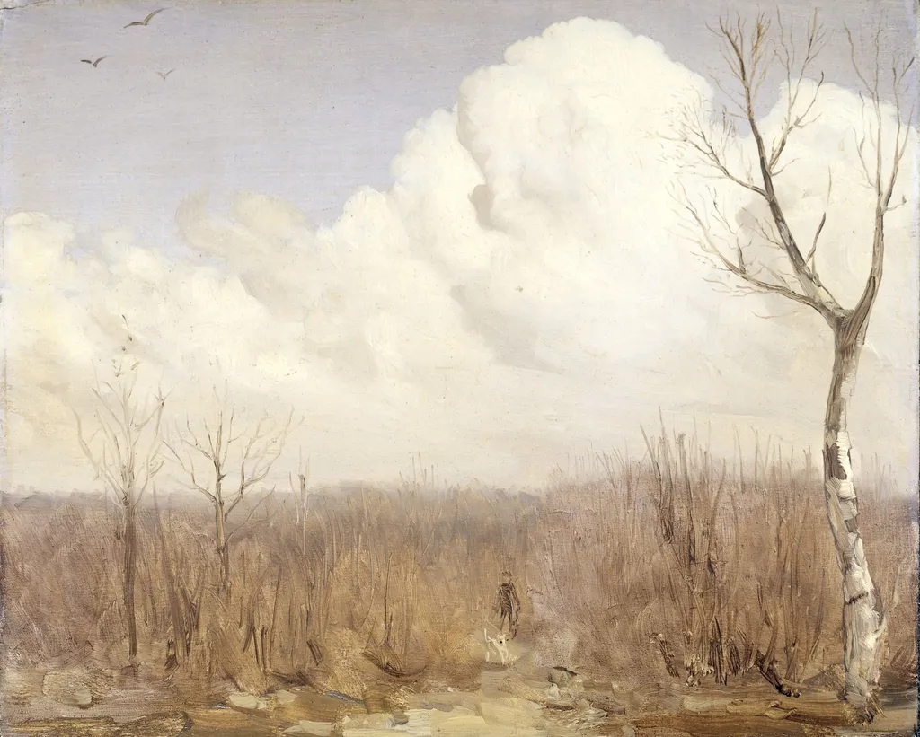 Autumn Day, by Gerrit Willem Dijsselhof, oil, 1905