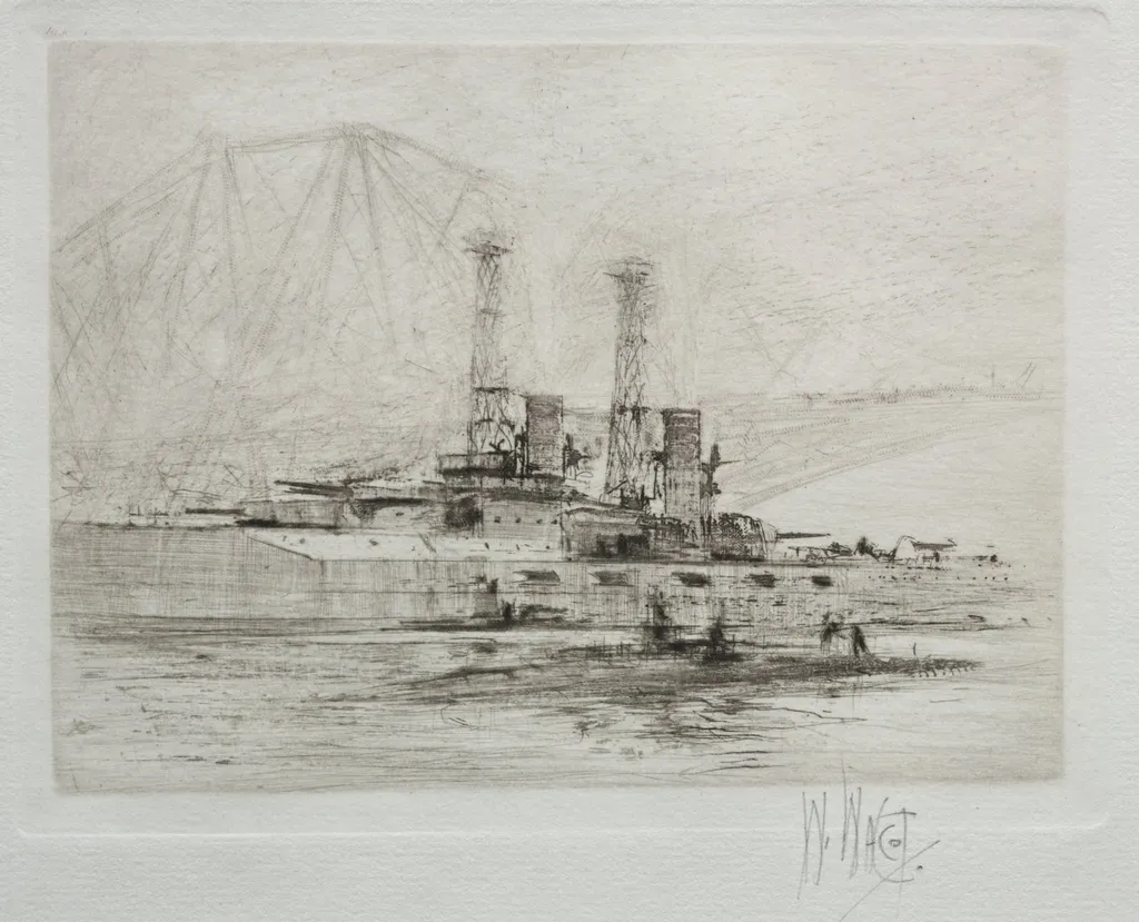 U. S. S. Delaware, by William Walcot, 1918