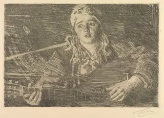 Ols Maria, by Anders Zorn, 1919