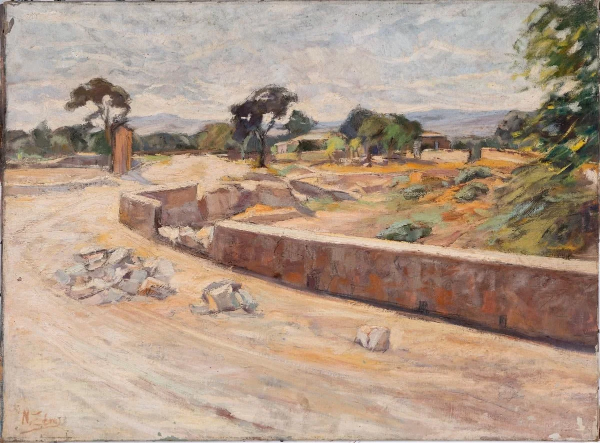 Road – landscape, detail