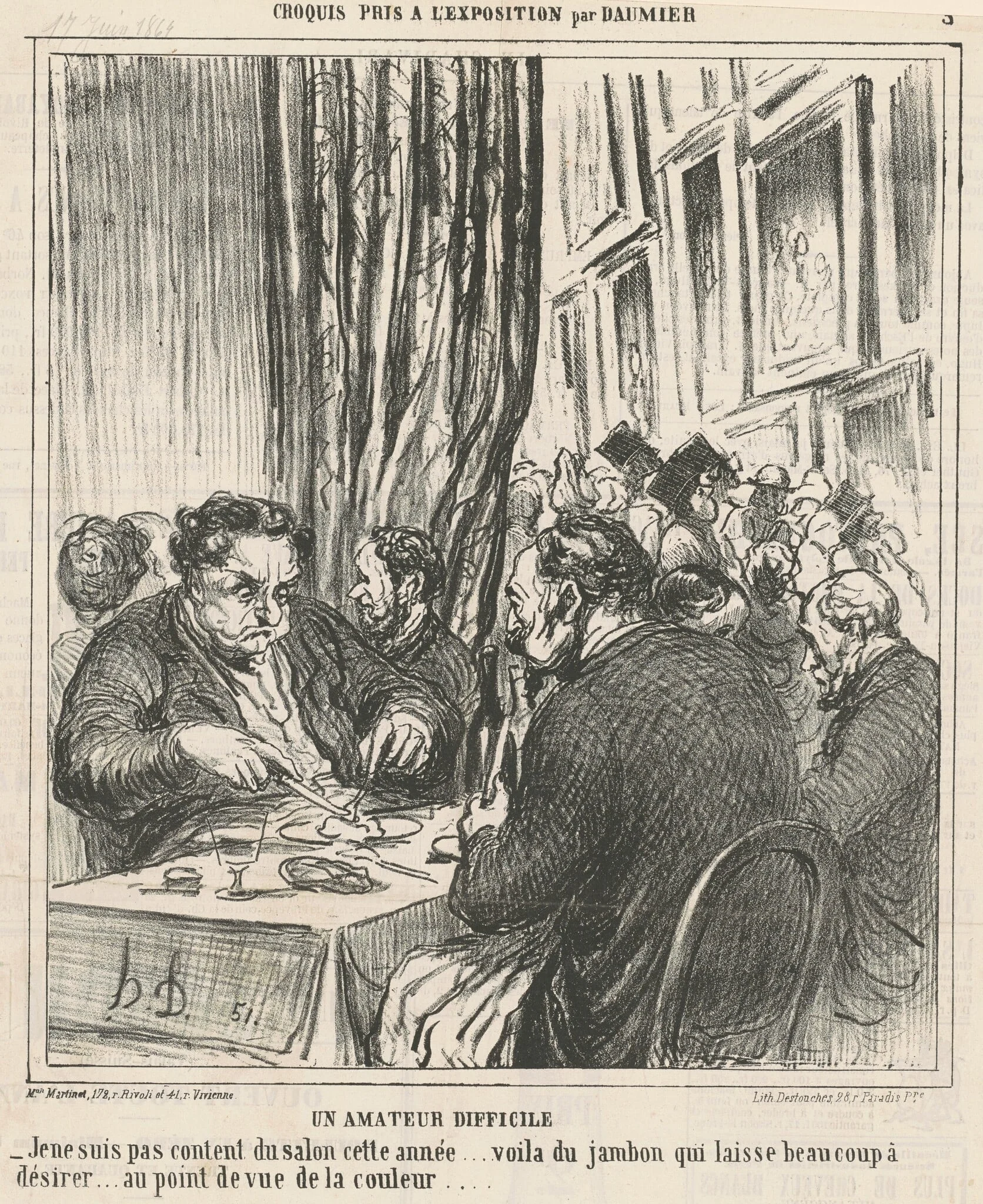 Un amateur difficile, detail