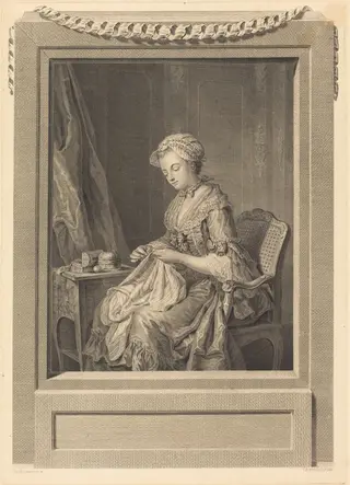 Le Bon Exemple, by Juste Chevillet, ink, 1762