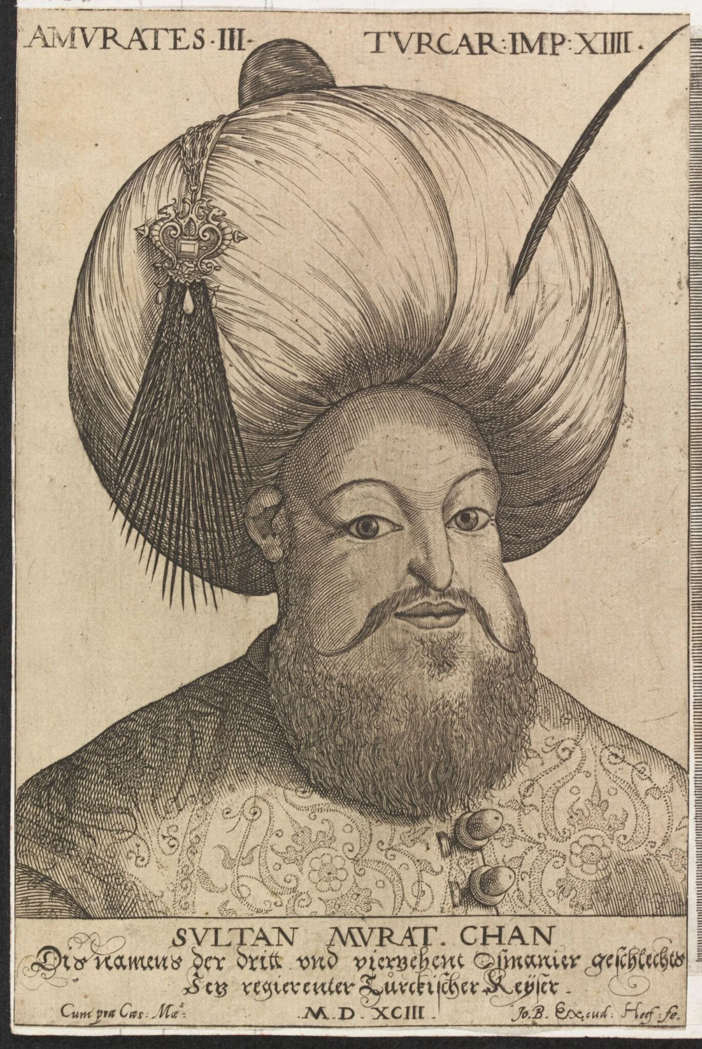 Turkish sultans, sultanas and other historical figures, detail