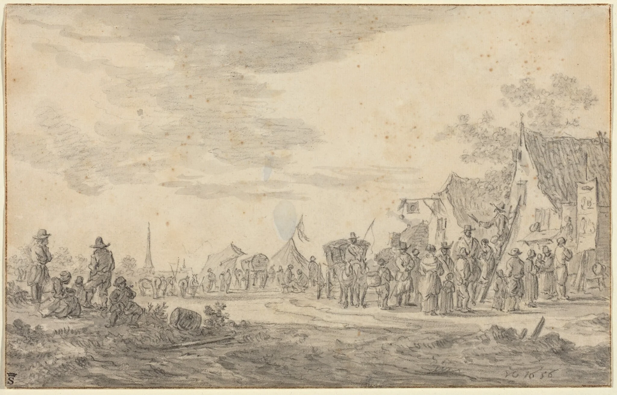 Village Fair, detail