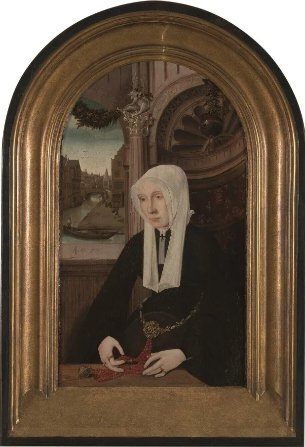 Portrait of Cornelia Pietersdr. ( ....-....), detail