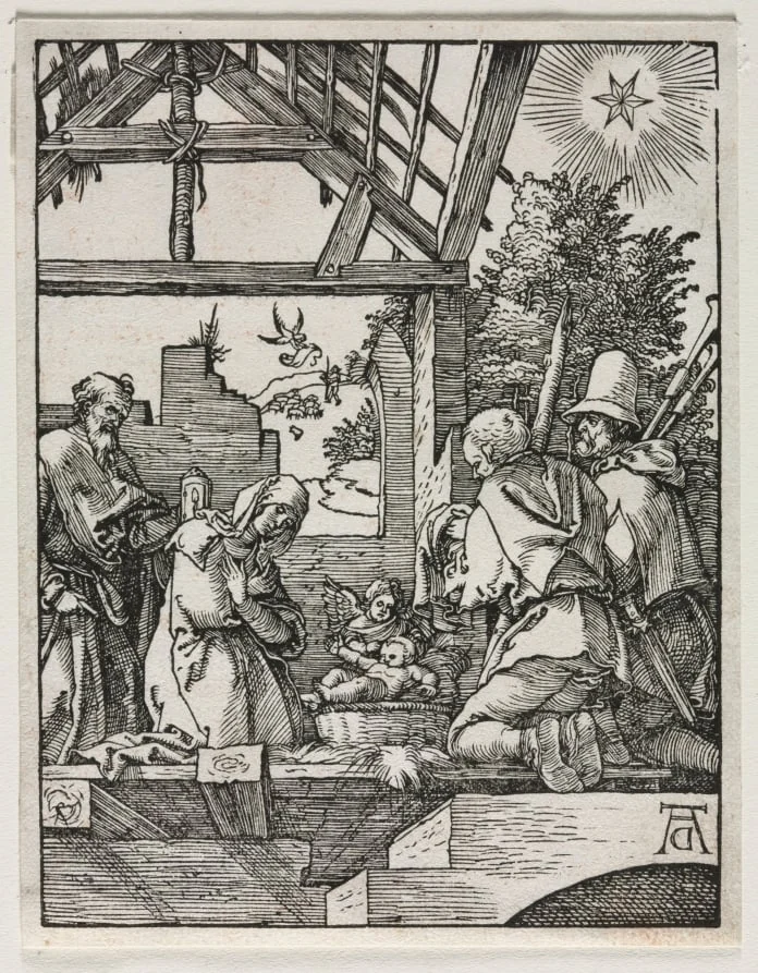 The Small Passion: The Nativity, detail