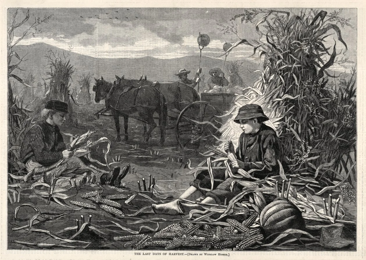 The Last Days of Harvest, detail