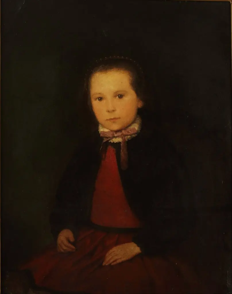 Retrato de la niña M.L.C., by Prilidiano Pueyrredón, unspecified, 1867
