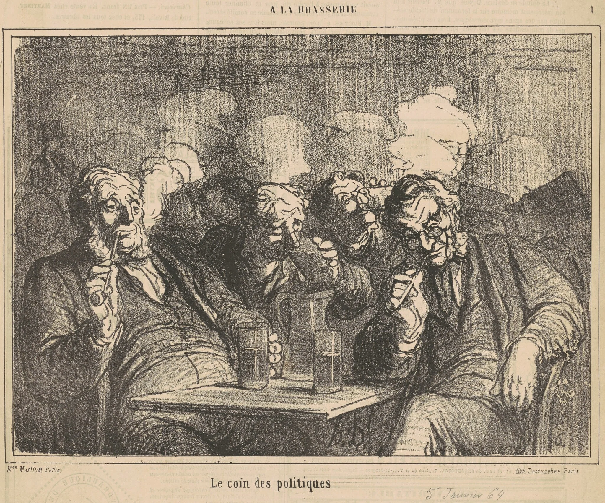 Le coin des politiques, detail