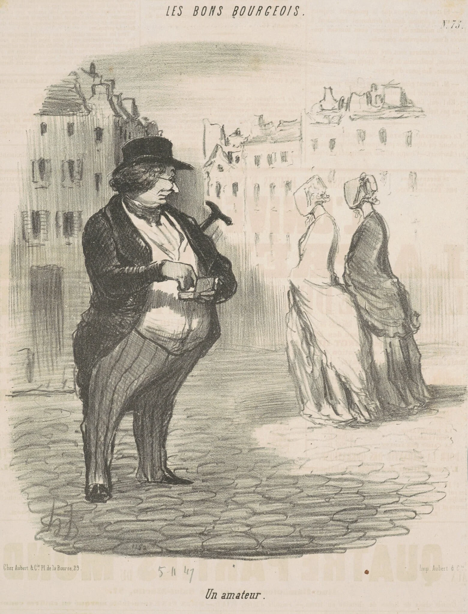 Un amateur, detail