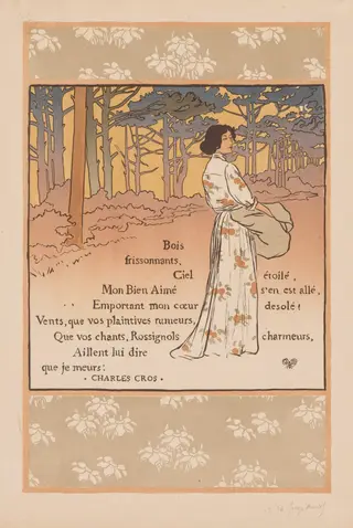 Trembling Woods, by George Auriol, 1893