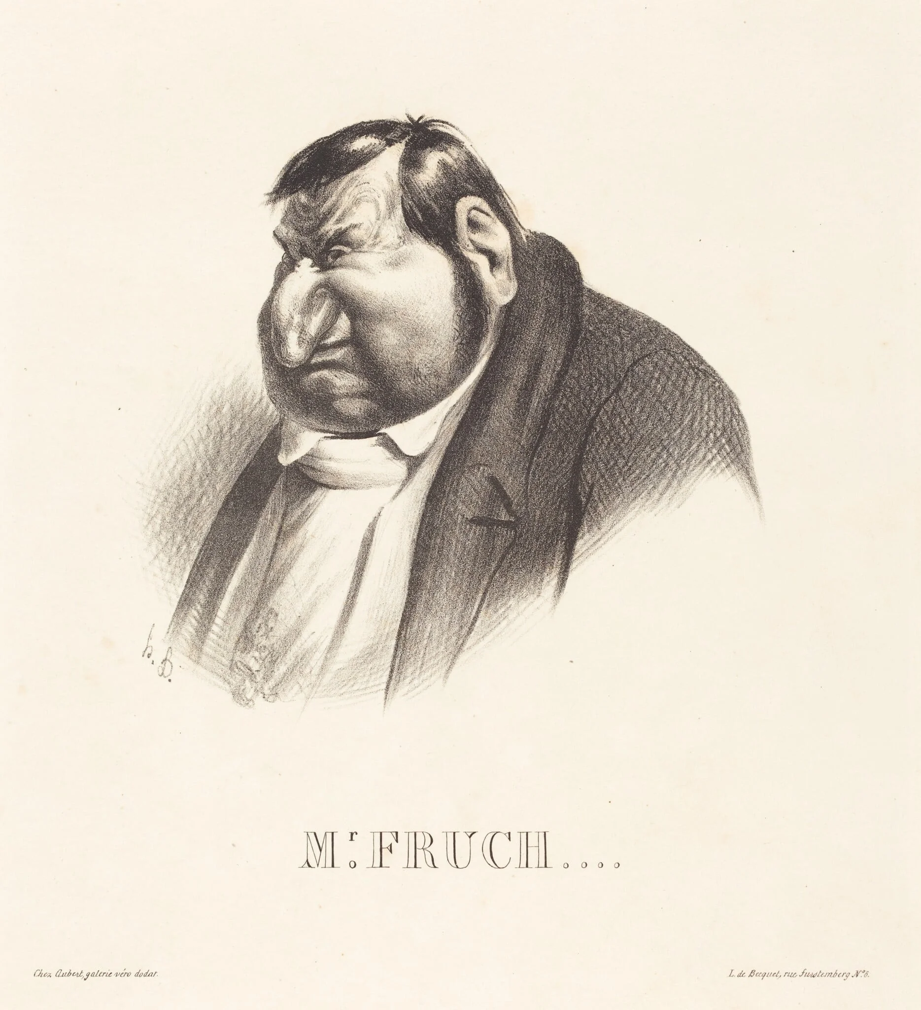 Fruchard, en buste, detail